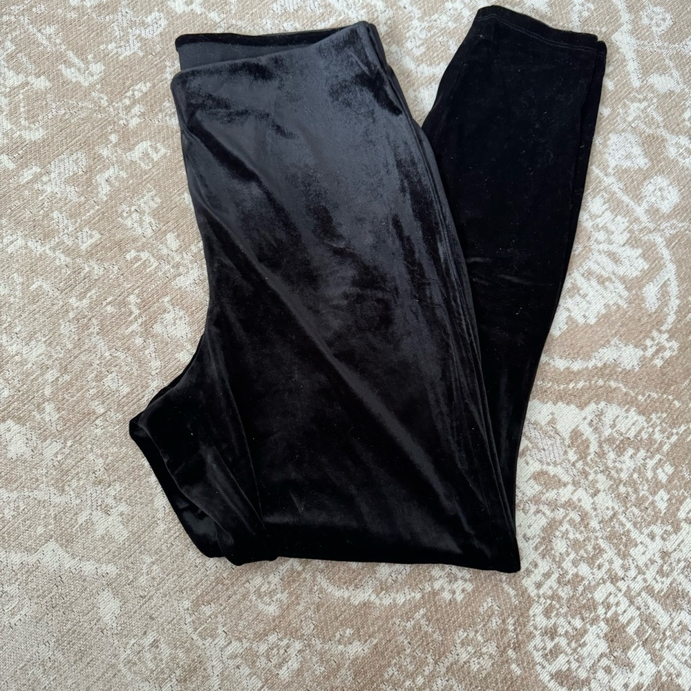 Express velvet leggings